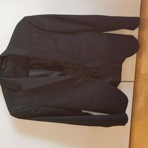 Basic Zara Man's Black Suit Jacket- US 34